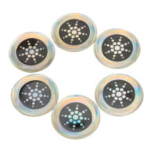 6pcs Phone Protection Sticker 2.8cm Diameter Effective Flashing Phone Blocker Stickers for Cell Phone Laptop Computer