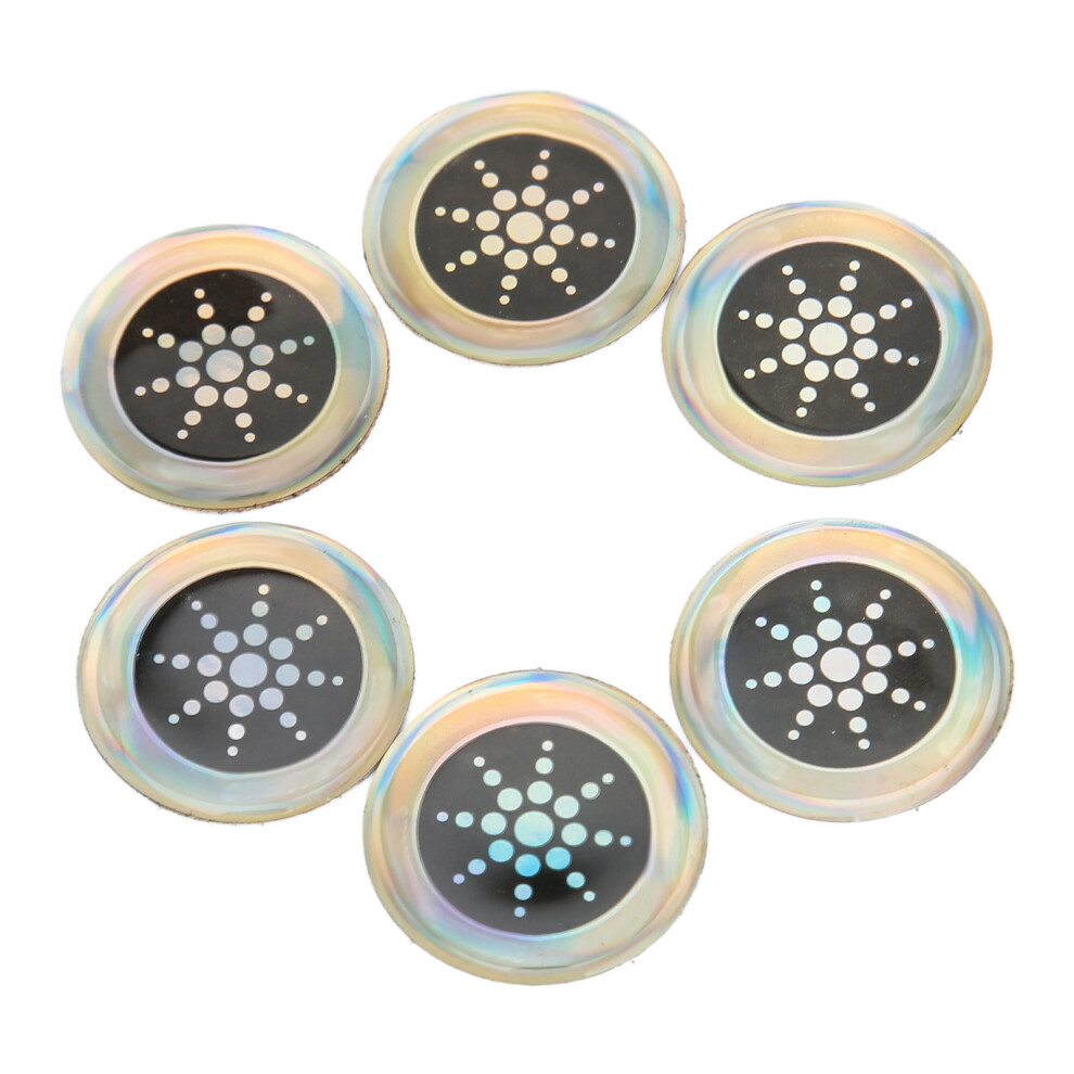 6Pcs Phone Protection Sticker 2.8Cm Diameter Effective Flashing Phone Blocker Stickers For Cell Phone Laptop Computer 6931317842899