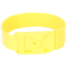 10Pcs Goat Collar Sheep Identification Bands Livestock Marking Ring Farming Equipment 36cm Yellow