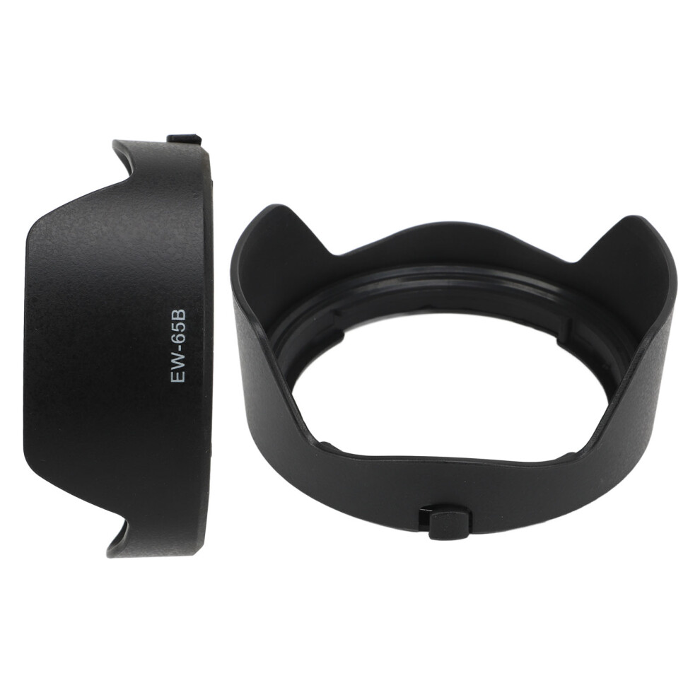 Lens Hood Bayonet Round Backbuckle Replacement Accessories For Rf50mm F1.8 Ew 65B Black 3331317847697