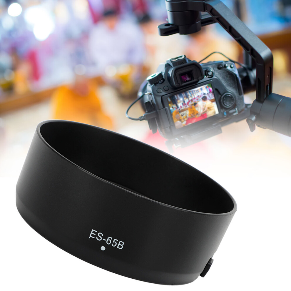 Camera Lens Hood Spot Reduction Reversible Bayonet Lens Sun Shade Cover For F50mm F1.8 Black/Light 3501317847717