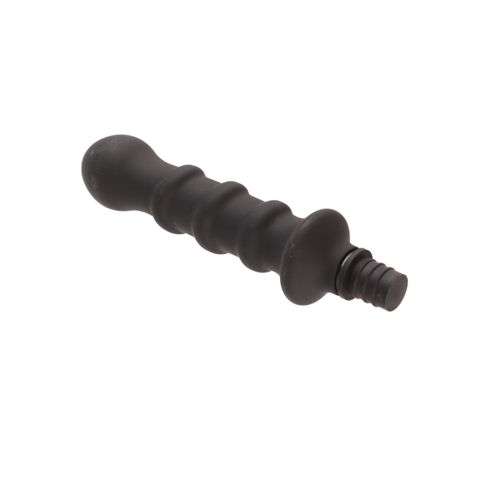 Deep Tissue Massager Attachment Percussion Washable Silicone Muscle Massager Replacement Head Black 0.59-0.63in