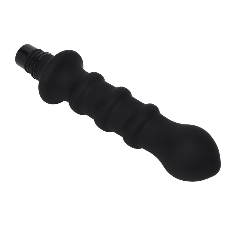 Black Deep Tissue Massager Attachment Percussion Washable Silicone Muscle Massager Replacement Head 0.71-0.75In