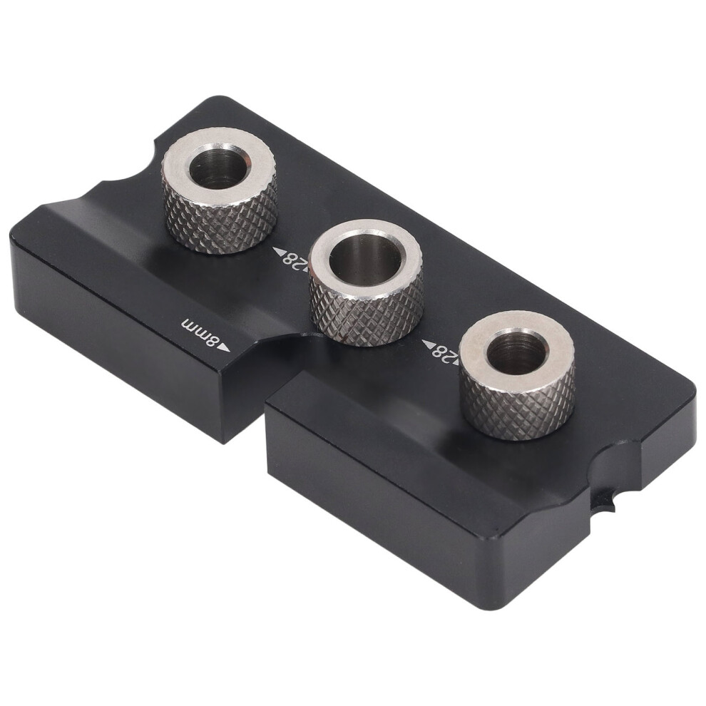 Hole Jig Wood Dowelling Jig Drill Guide 2 In 1 8Mm 10Mm Hole Punch Locator Carpentry Tool 8751317853095