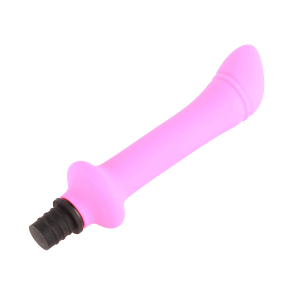 Silicone Fascia Massager Head Waterproof Glossy Surface Soft Muscle Massager Replacement Head Pink 0.6 ~ 0.6in