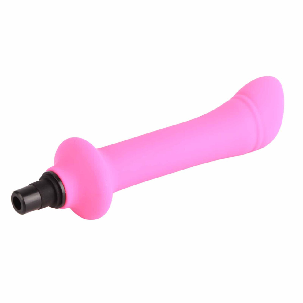 Silicone Fascia Massager Head Waterproof Glossy Surface Soft Muscle Massager Replacement Head Pink 0.5 ~ 0.5in