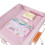 Living And Home (Pink) Baby Changing Table with 2-Tier Storage Bag 5
