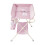 Living And Home (Pink) Baby Changing Table with 2-Tier Storage Bag 4