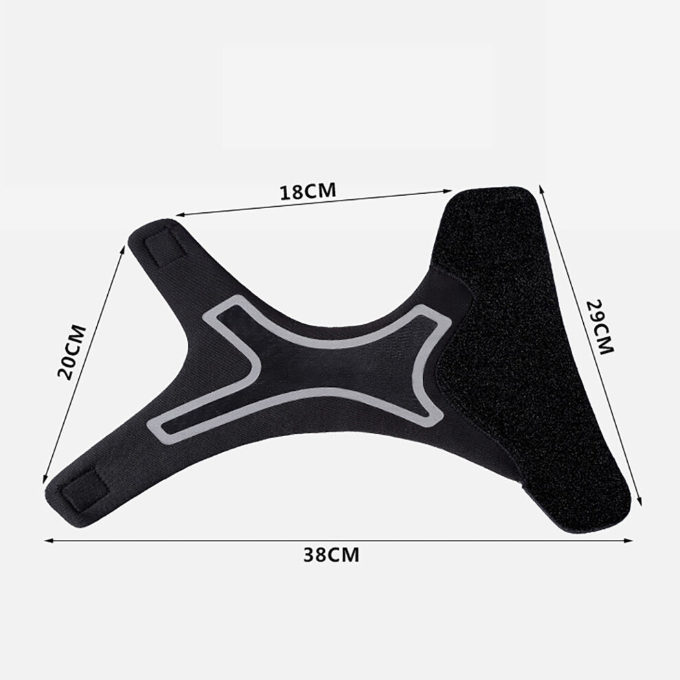 Black Pair Of Sports Ankle Brace Prevent Injury Lightweight Breathable Ankle Support For Women Men L 42-45