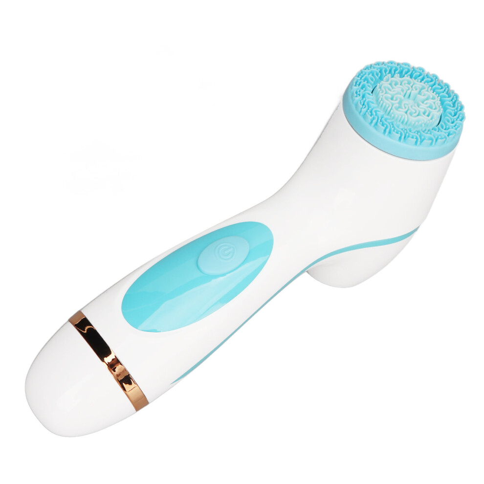 Facial Electric Cleaner Rechargeable Silicone Massage Cleansing Face Brush with Heads