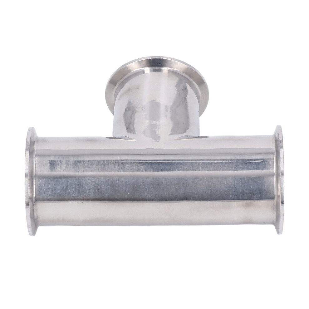 Triple Clamp Tee 3 Way 304 Stainless Steel Hose Pipe Fitting Connector For Pipeline 63 3531317869570