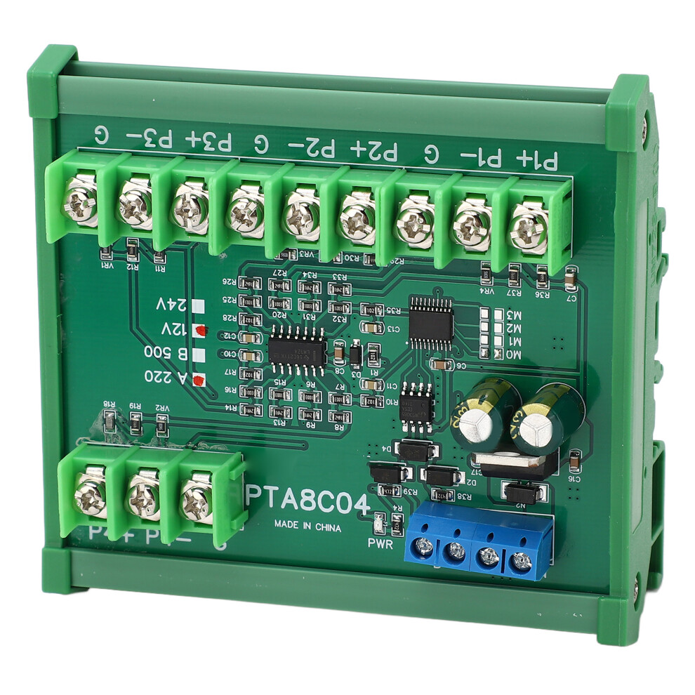Temperature Sensor Module Resistance Collection PT100 RTD RS485 with Guide Rail Housing A220( -40 to +220) DC24V