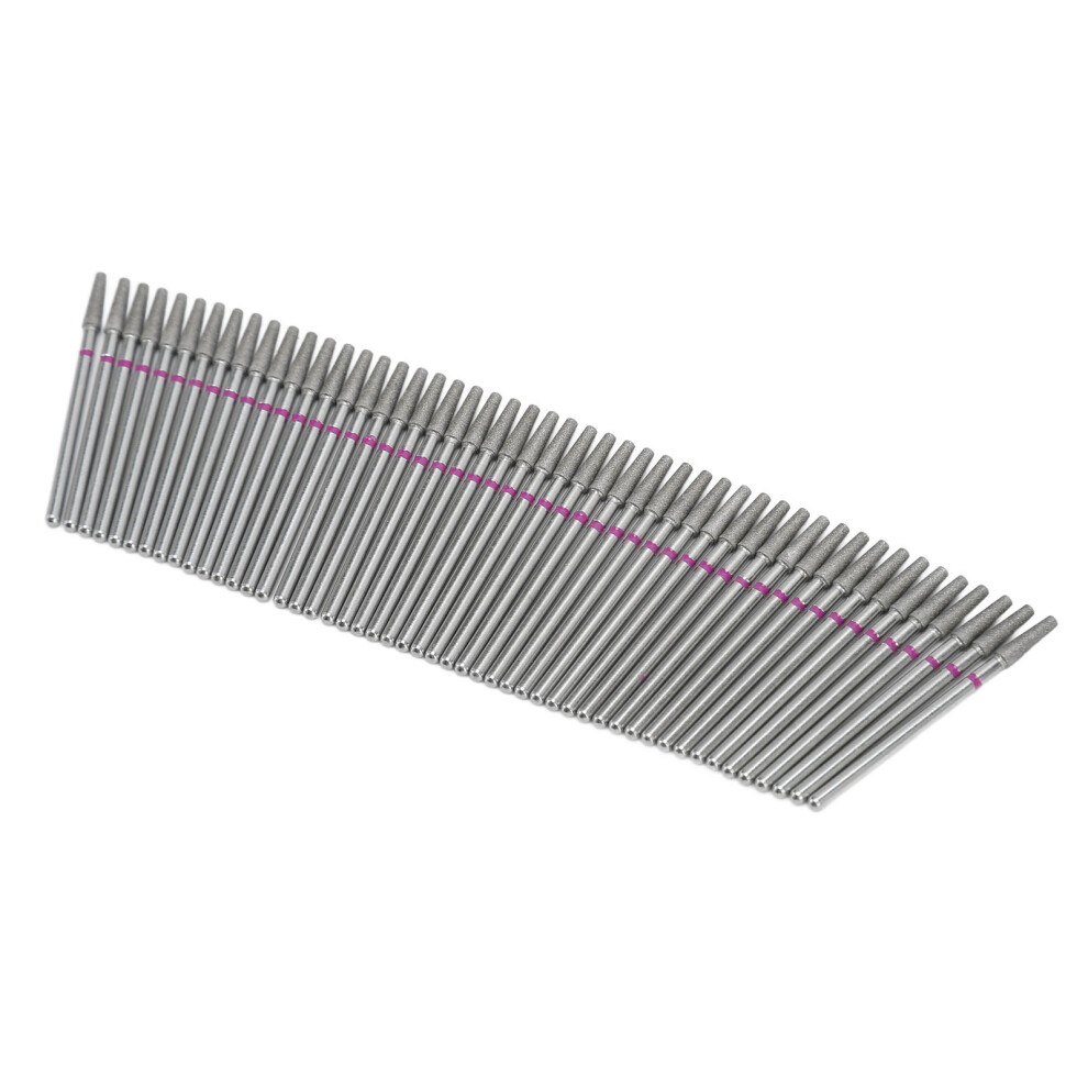 50pcs Nail Drill Corn Bits Set Nail Glue Removing Professional Accessory Cuticle Remover Bits Set for Manicure Pedicure