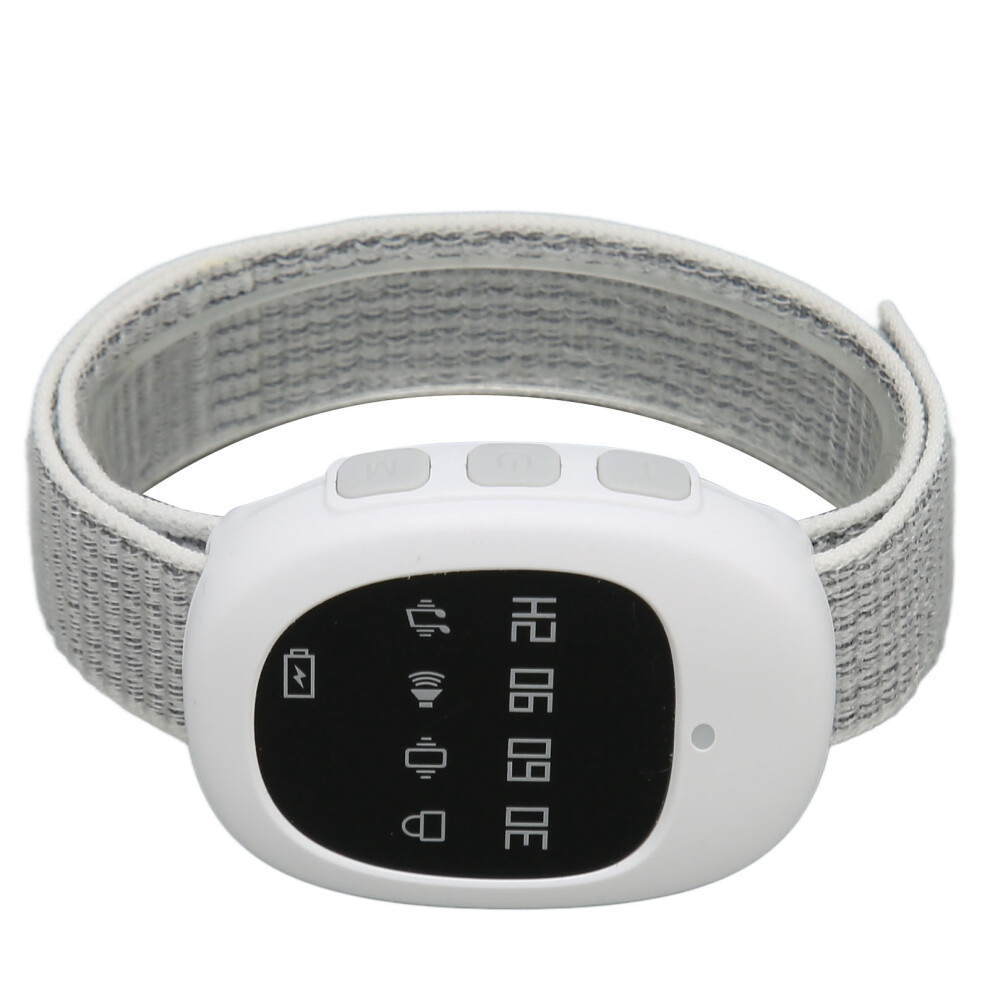 Wireless Bedwetting Alarm 4 Timing Music Vibration Bedwetting Sensor Watch for Children Elderly