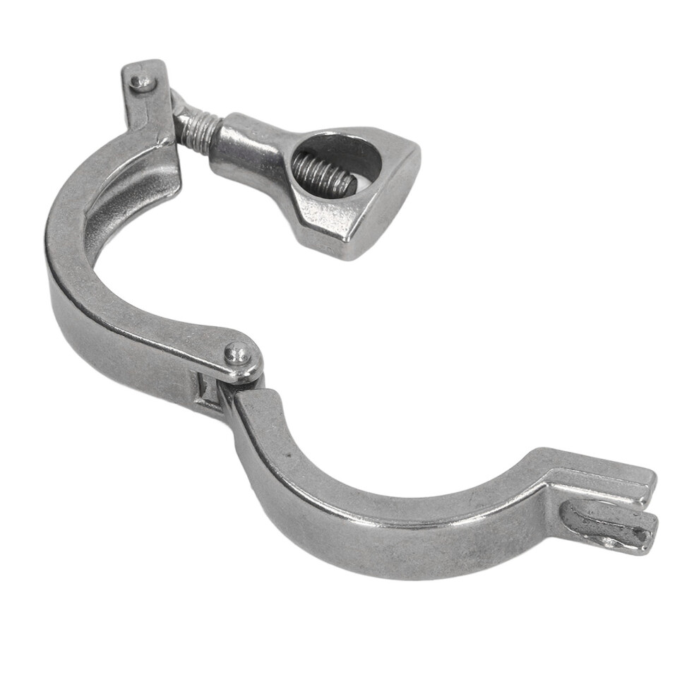 Triple Clamp 304 Stainless Steel 1 Pin Fixture Fitting With Wing Nut For Hose Pipe Pipeline 25 7901317872188