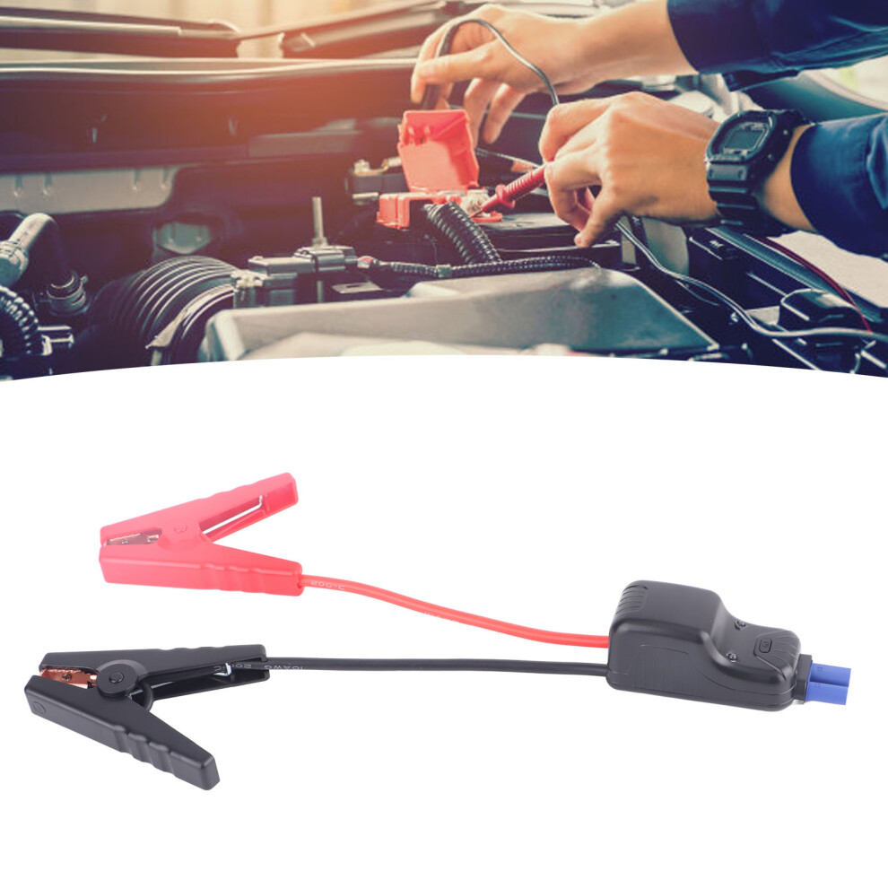 Car Battery Clamp Battery Jumper Starter Cable Crocodile Clip Abs Accessory For Vehicle 4131317872304