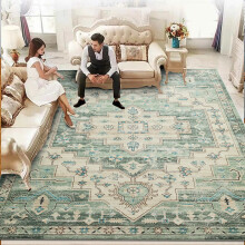 (Ember, 200 x 290 cm (6 ft. 7 in x 9 ft. 6 in)) Traditional Nonslip Rugs Extra Large Area Rug Living Room Bedroom Carpets