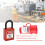 Socket Lockout Device Waterproof PP Nylon Insualted Electrical Plug Lockout for Electric Isolation 9