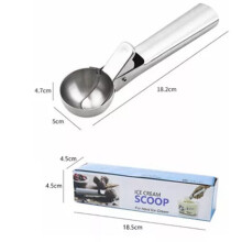 Edelstahl-Eisportionierer 18,2 cm tragbarer Keksschöpfer