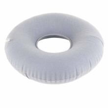 39 cm grauer Donut-Kissen aufblasbarer Ringkissen für Hämorrhoiden & Schwangerschaft