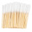 60 Stück Soft-Tip-Wattestäbchen, Holzgriff, 8 cm 8