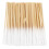 60 Stück Soft-Tip-Wattestäbchen, Holzgriff, 8 cm 12