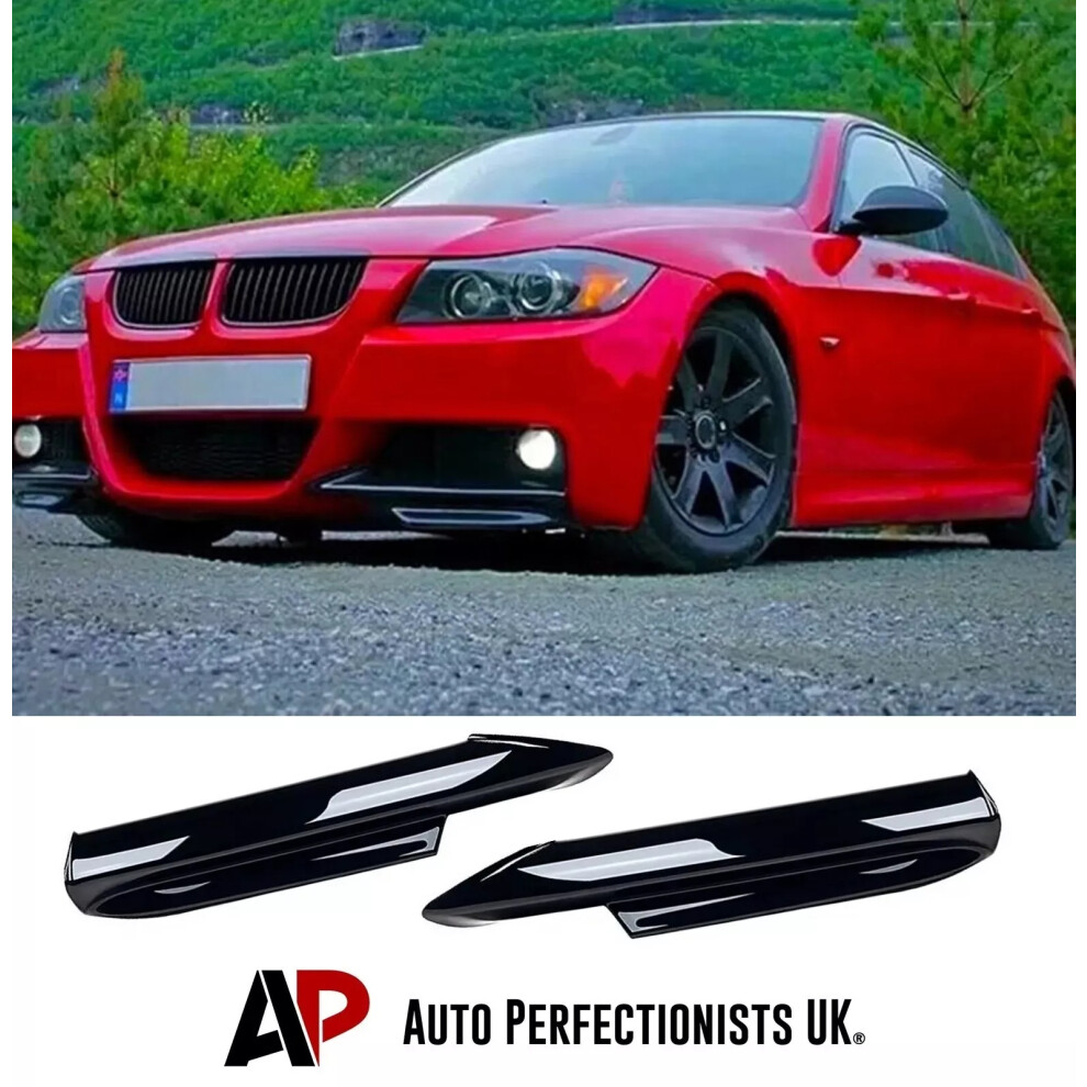 For Bmw 3 Series E90 E91 Pre-Lci Front Corner Splitters M Sport 2004-08 5061072664090