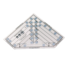Mini-Quiltmaßlineal aus Acryl 138x138mm für 6-10 Zoll-Blöcke