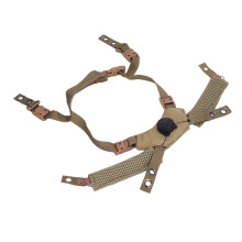 Adjustable Dial Suspension System Chin Strap Helmet Accessories for Fast for MICH for Wendy Helmet Mud Color