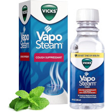 Vicks VapoSteam Medicated Liquid with Camphor, a Cough Suppressant