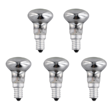Replacement Lava Lamp E14 R39 30W Spotlight Screw in Light Bulb Clear Reflector Spot Bulbs Incandescent 5Pcs