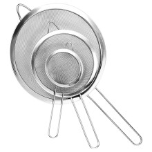 Sieb, Teesiebe, Siebe und Küchensieb, feinmaschiges Sieb, Mehlsieb zum Kochen und Backen