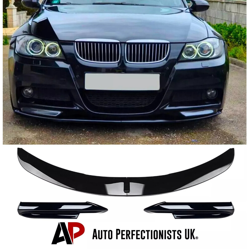 For Bmw 3 Series E90 E91 Pre-Lci Front Splitter Lip M Sport 2004-2008 5061072664113