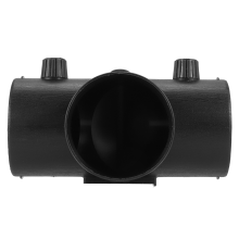 75mm T Shape Parking Heater Air Vent Exhaust Connector with Dual Regulating Valve Flap for