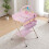 Living And Home (Pink) Versatile Folding Baby Changing Table with Toys 3