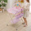 Living And Home (Pink) Versatile Folding Baby Changing Table with Toys 1