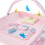 Living And Home (Pink) Versatile Folding Baby Changing Table with Toys 5