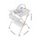 Living And Home (Grey) Versatile Folding Baby Changing Table with Toys 7
