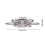 Living And Home (Black) Modern RGB LED Ceiling Fan Light with Remote Control 7