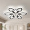 Living And Home (Black) Modern RGB LED Ceiling Fan Light with Remote Control 3