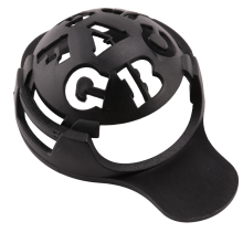 Golfbalmarker, gekleurde lijnmarkers, drievoudige plastic markeerset voor uitlijning, zwart