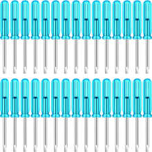 100 stuks 2,0 mm mini-schroevendraaier met blauwe handgreep voor horloges, mobiele telefoons, HDD-camera's en laptops (met sleuf)