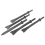 5Pcs/Lot Accessories Hard Steel Solid Long Air Chisel Impact Support Pneumatic Tool for Cutting / Rusting Removal 5