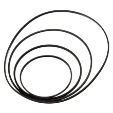 50 peças de correias de máquina de fita cassete universal sortidas, correias de borracha planas comuns para gravadores, unidade de CD e DVD