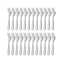 24 Pieces Dinner Forks Set 7.1 Inch Silver Stainless Steel Forks, Silverware, for Home, Kitchen