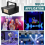 4 stk strobelys, sterke LED-lys, mini, justerbar blinkhastighetskontroll for scenebelysning 5
