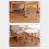 Pacote com 32 elevadores para móveis, cama, mesa, pernas, 1,38 polegadas, empilháveis, ajustáveis e resistentes 6