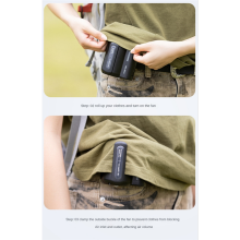 USB Portable Personal Hanging Waist Fan 4500MAh Recharge Wearable Electric Outdoor Sports Air Conditioner Fan-A