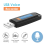 Draagbare oplaadbare U-Disk USB digitale audio-voicerecorder Mini dictafoon geactiveerd - Wit 3