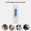 Draagbare oplaadbare U-Disk USB digitale audio-voicerecorder Mini dictafoon geactiveerd - Wit 5